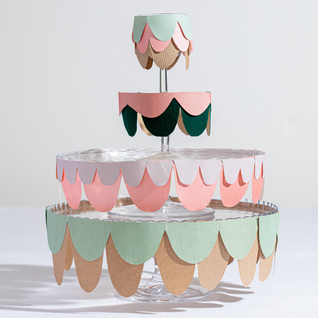 Torta decorativa in carta