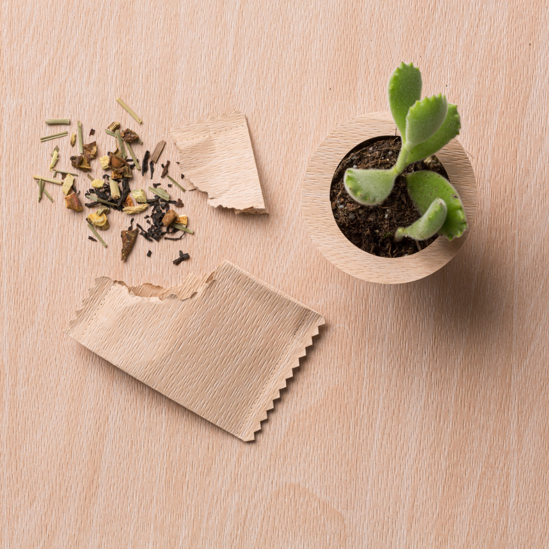 Carta legno venature bianche - bustina di te