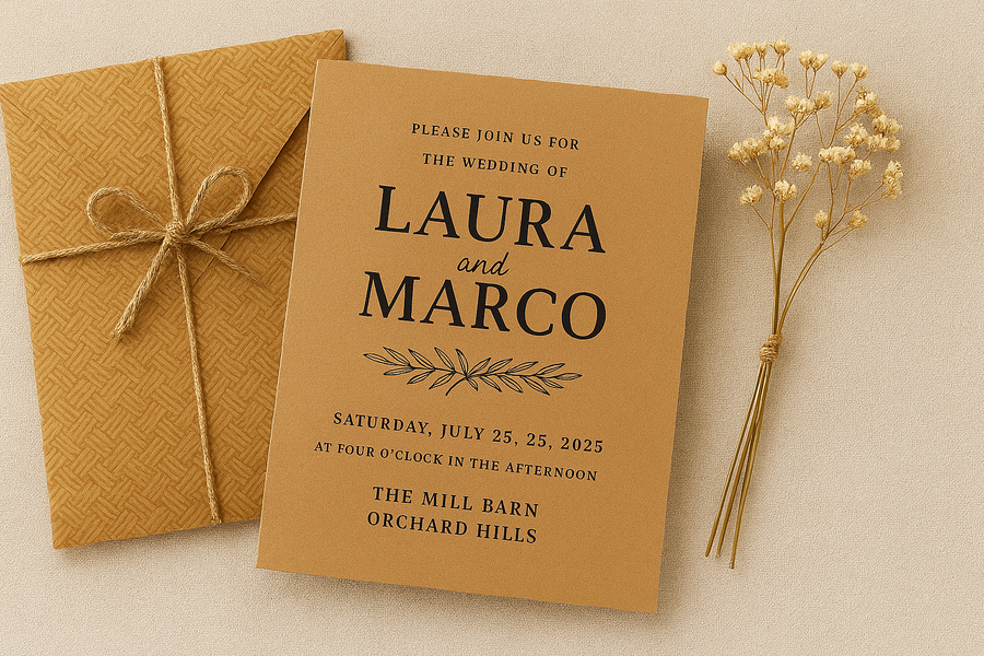 Paglia in versione matrimonio con le carte Manamant