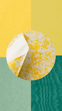 BUNDLE SETA ROSE GIALLE - Manamant Paper Tales - 