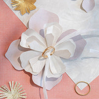 Carta Perlescente Bianco a Trama Shantung - 95gsm - Manamant Paper Tales - FGX980091B1A