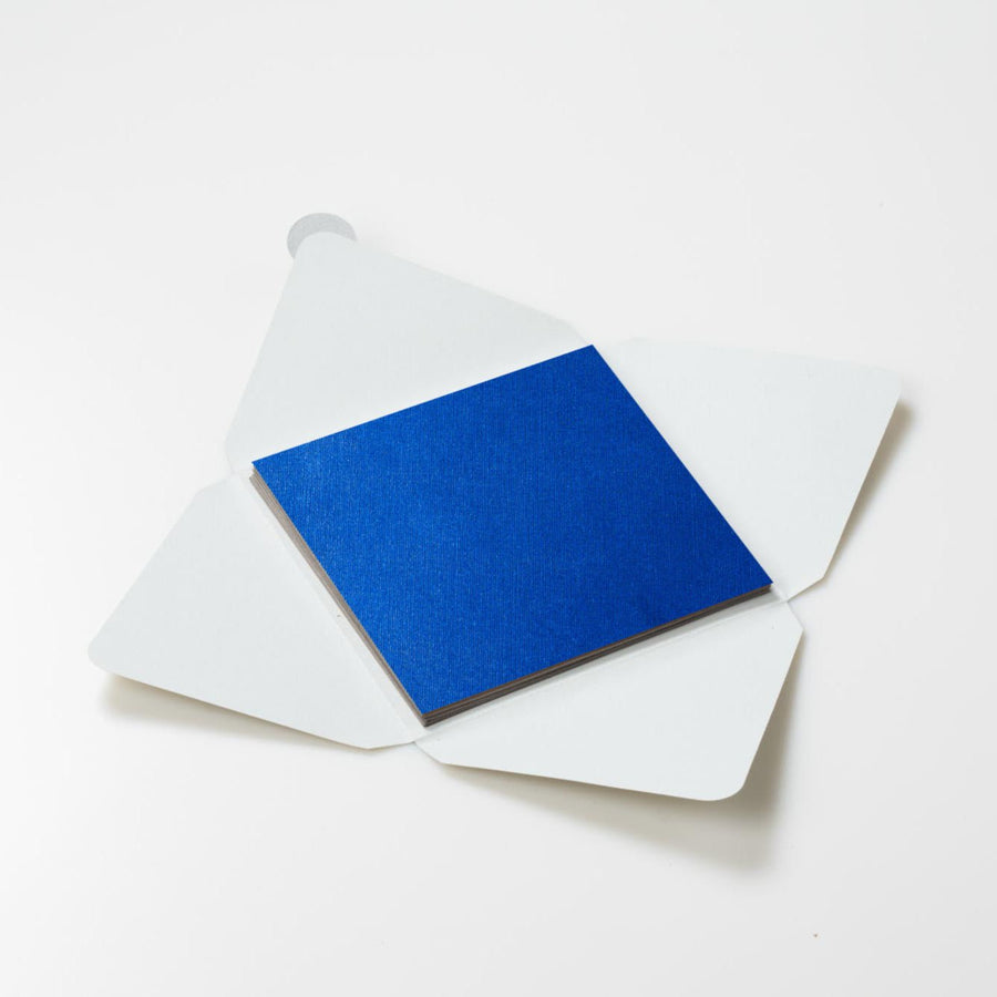 Kit di fogli "Cobalto" formato origami 15 cm x 15 cm - Manamant Paper Tales - FG09437EDM2D