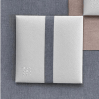 Kit di fogli "Lino Blu" formato origami 15 cm x 15 cm - Manamant Paper Tales - 