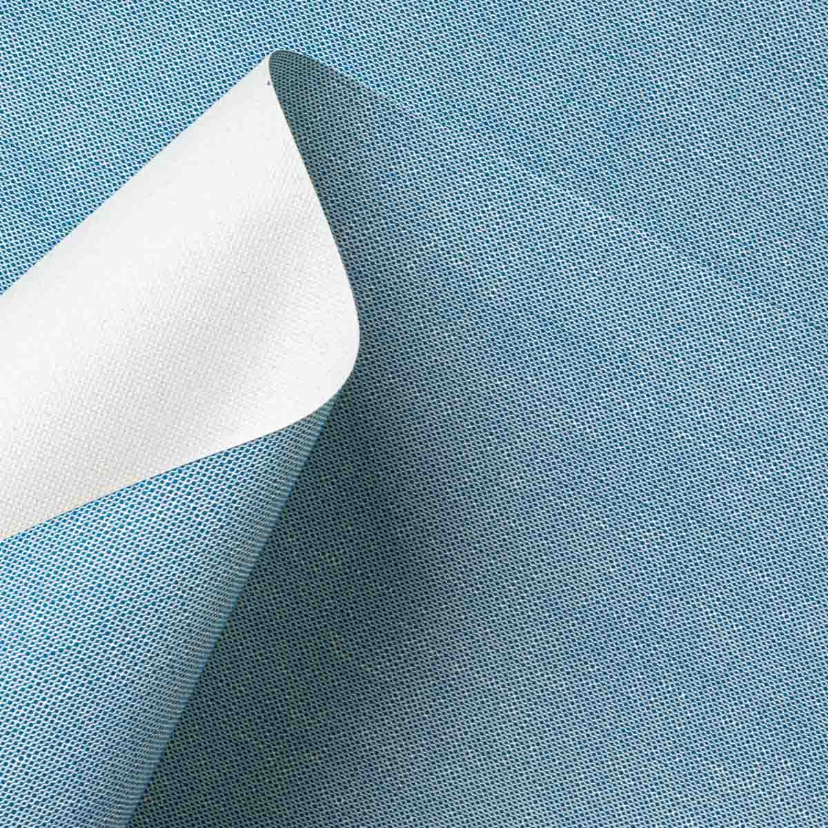 Kit di fogli "Lino Celeste" formato origami 15 cm x 15 cm - Manamant Paper Tales - 