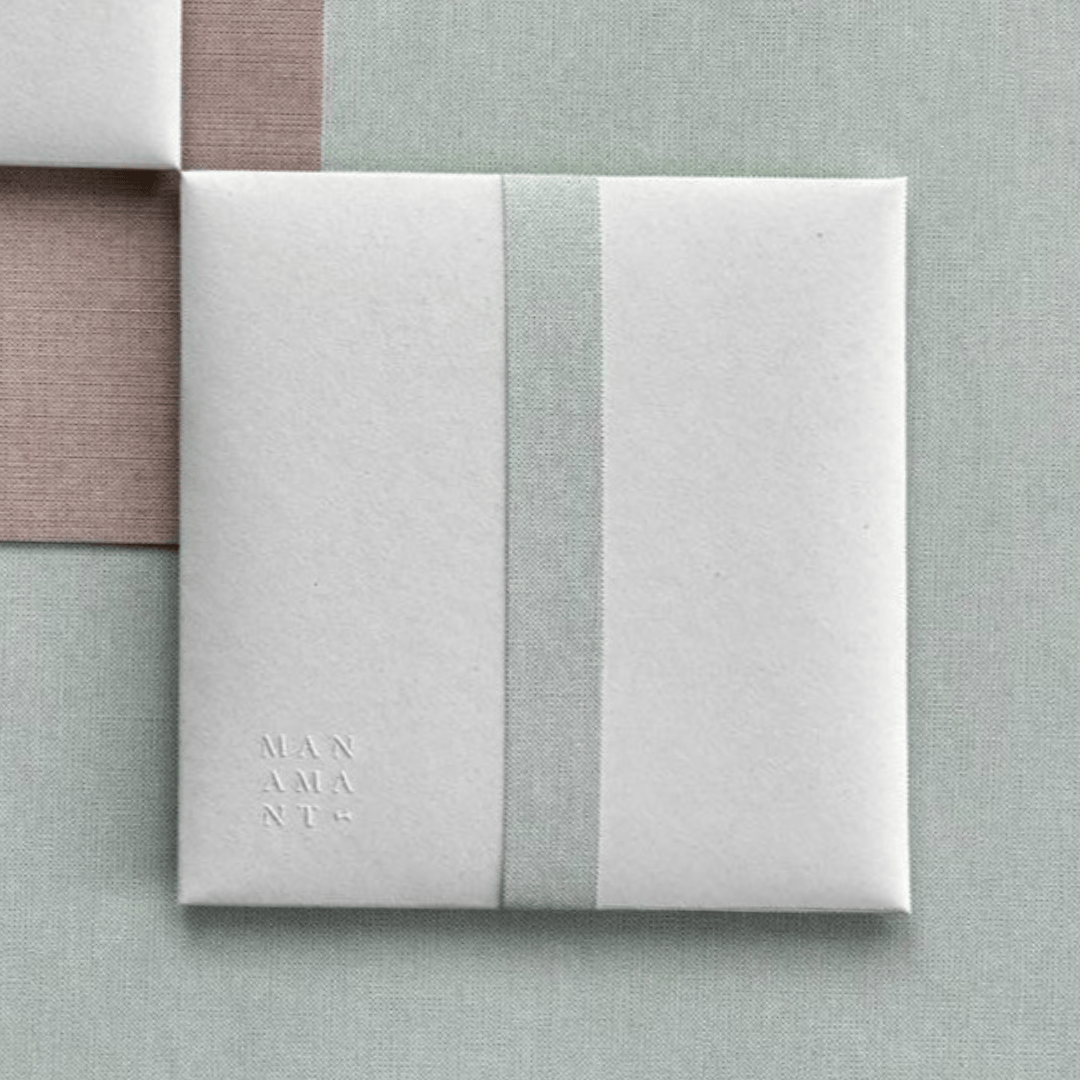 Kit di fogli "Lino Malva" formato origami 15 cm x 15 cm - Manamant Paper Tales - 