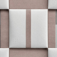 Kit di fogli "Lino Nocciola" formato origami 15 cm x 15 cm - Manamant Paper Tales - 