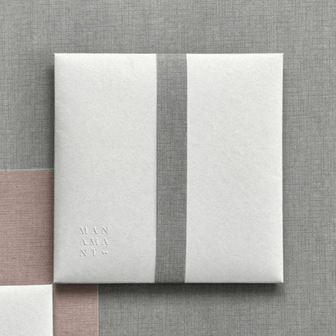 Kit di fogli "Lino Verde Bottiglia" formato origami 15 cm x 15 cm - Manamant Paper Tales - 