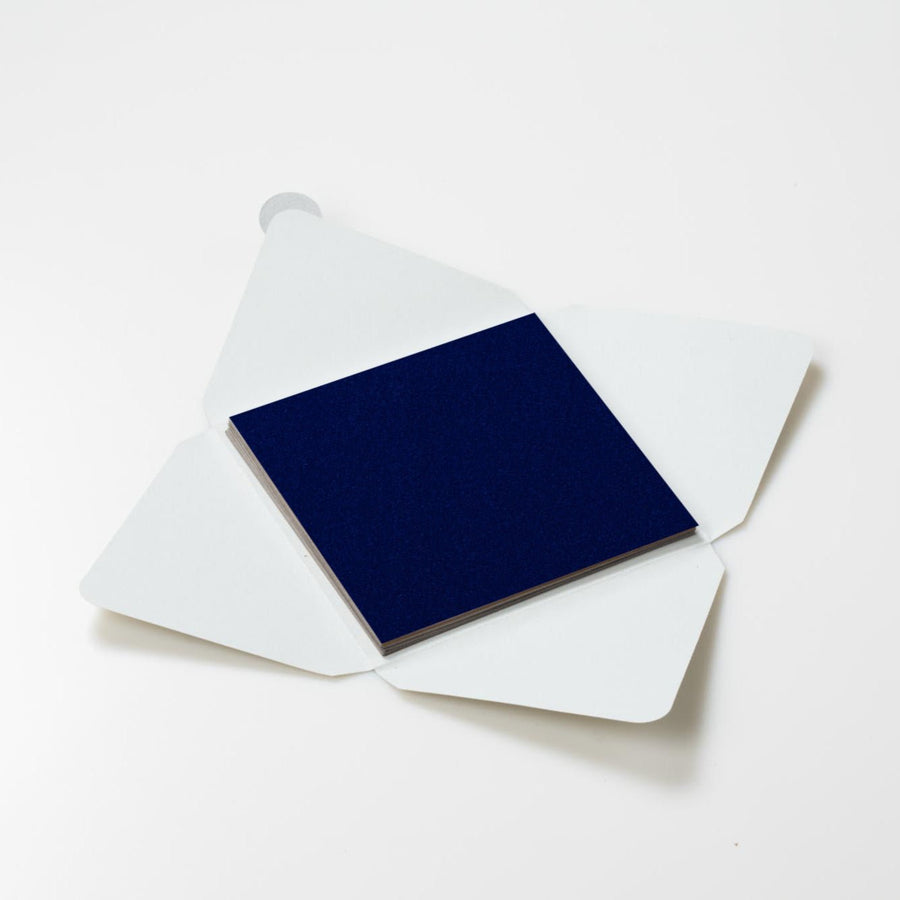 Kit di fogli "Velluto Blu Elettrico" 15 cm x 15 cm - Manamant Paper Tales - FG2266500M2D