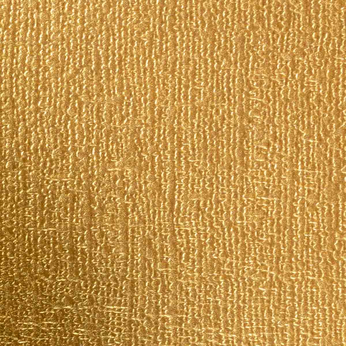 Cartoncino decorativo oro opaco a trama tessile rafia