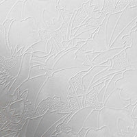 Carta Bianca lucida con disegno floreale - 100gsm - Manamant Paper Tales -FGB7353IBM1A