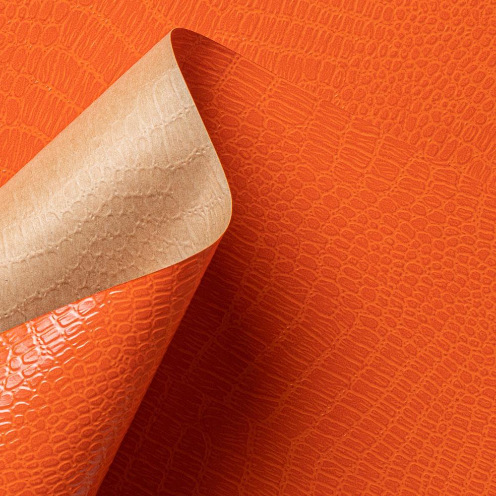 Kit di fogli "Alligatore Arancione" formato origami 15 cm x 15 cm - Manamant Paper Tales -FG0466813M2D