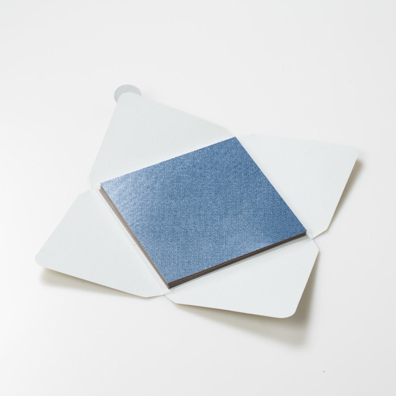 Kit di fogli "Azzurro Lucido" formato origami 15 cm x 15 cm - Manamant Paper Tales -FGX2123FBM2D
