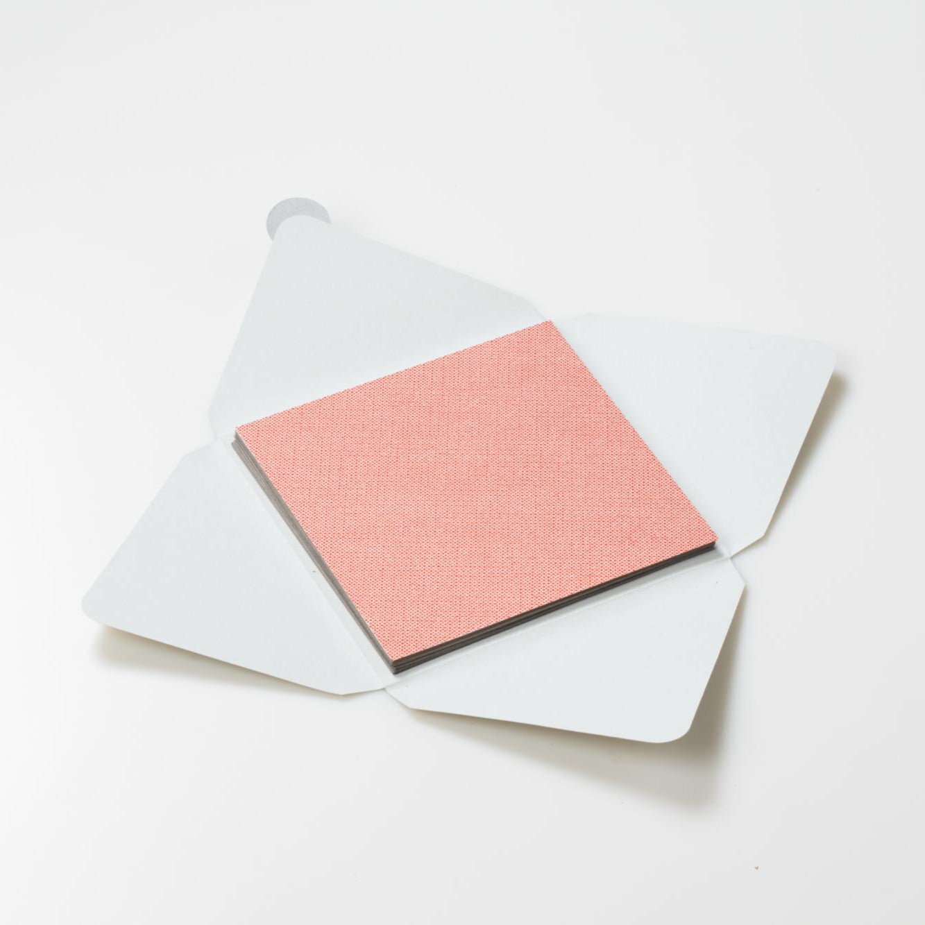 Kit di fogli "Lino Rosso" formato origami 15 cm x 15 cm - Manamant Paper Tales -FGA6114FBM2D