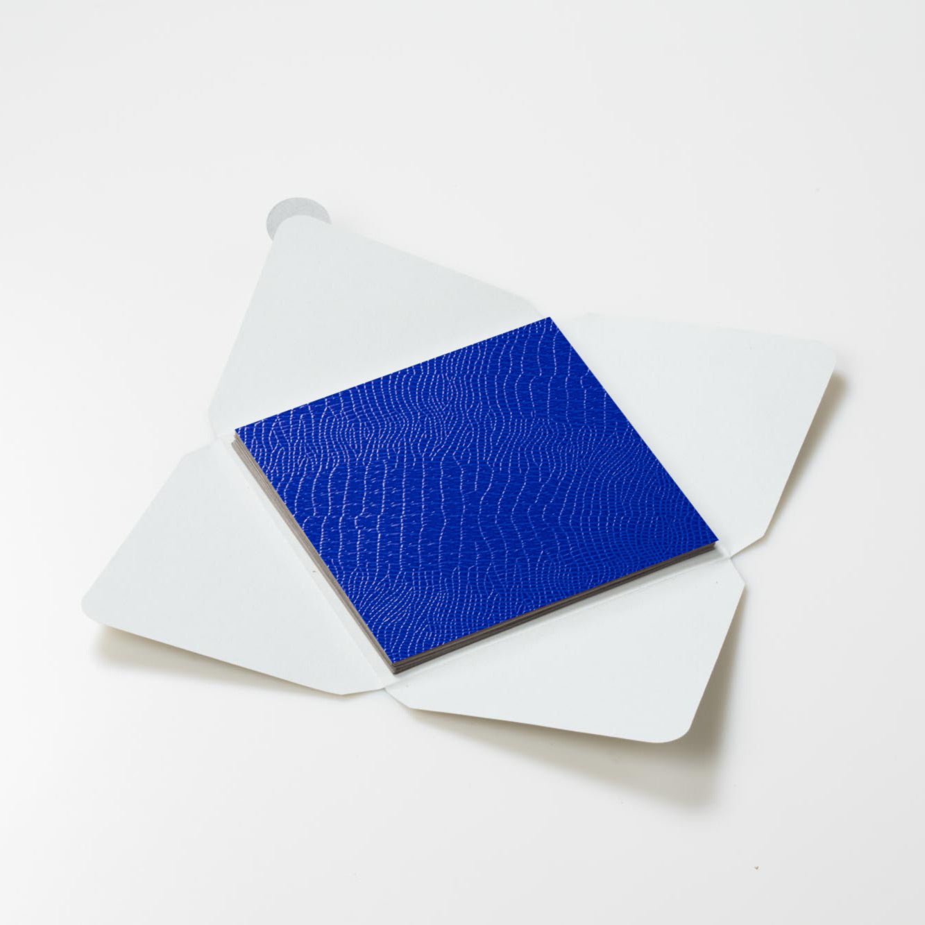Kit di fogli "Lucertola Blu" formato origami 15 cm x 15 cm - Manamant Paper Tales -FG0461575M2D