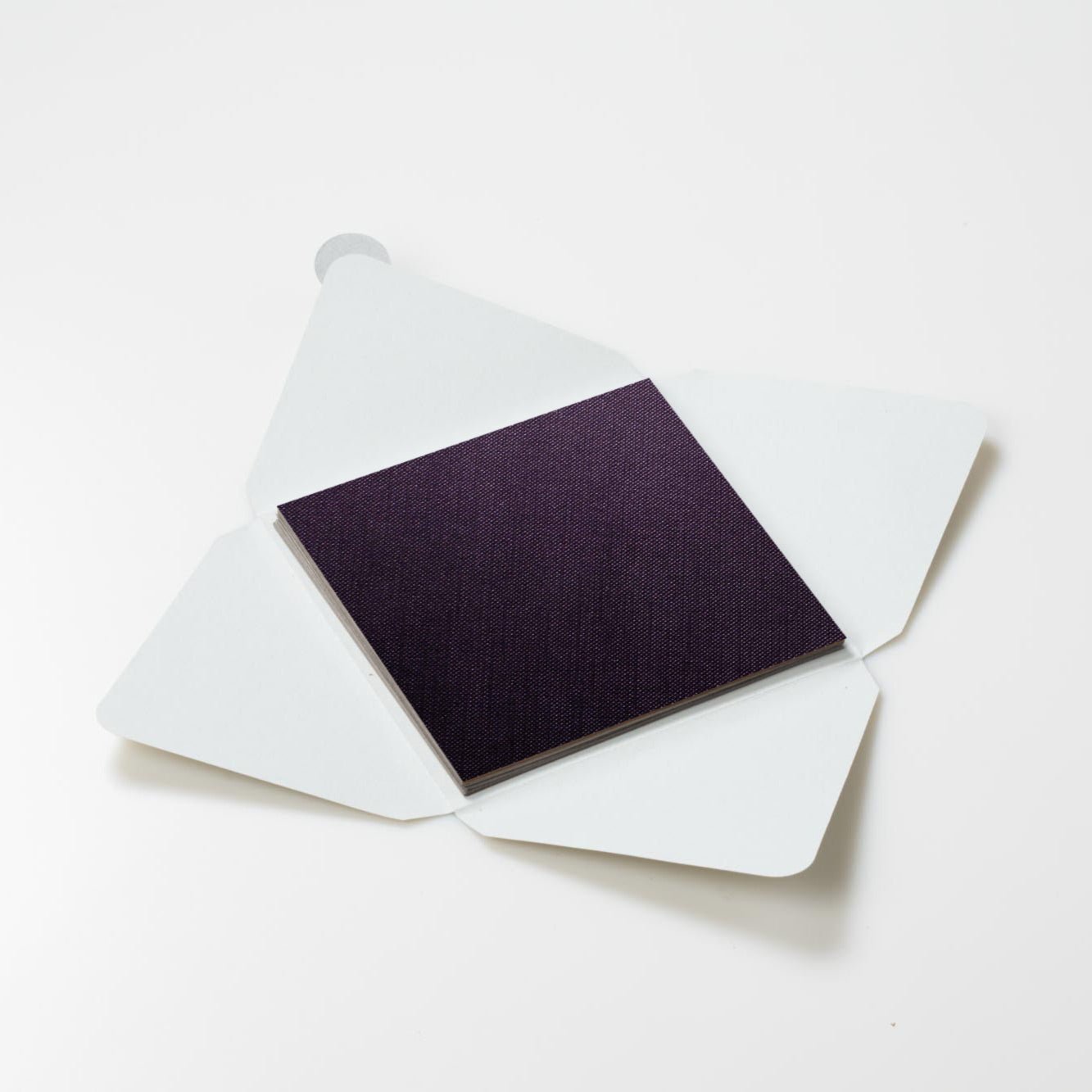 Kit di fogli "Melanzana Lucido" formato origami 15 cm x 15 cm - Manamant Paper Tales -FGX2120FBM2D