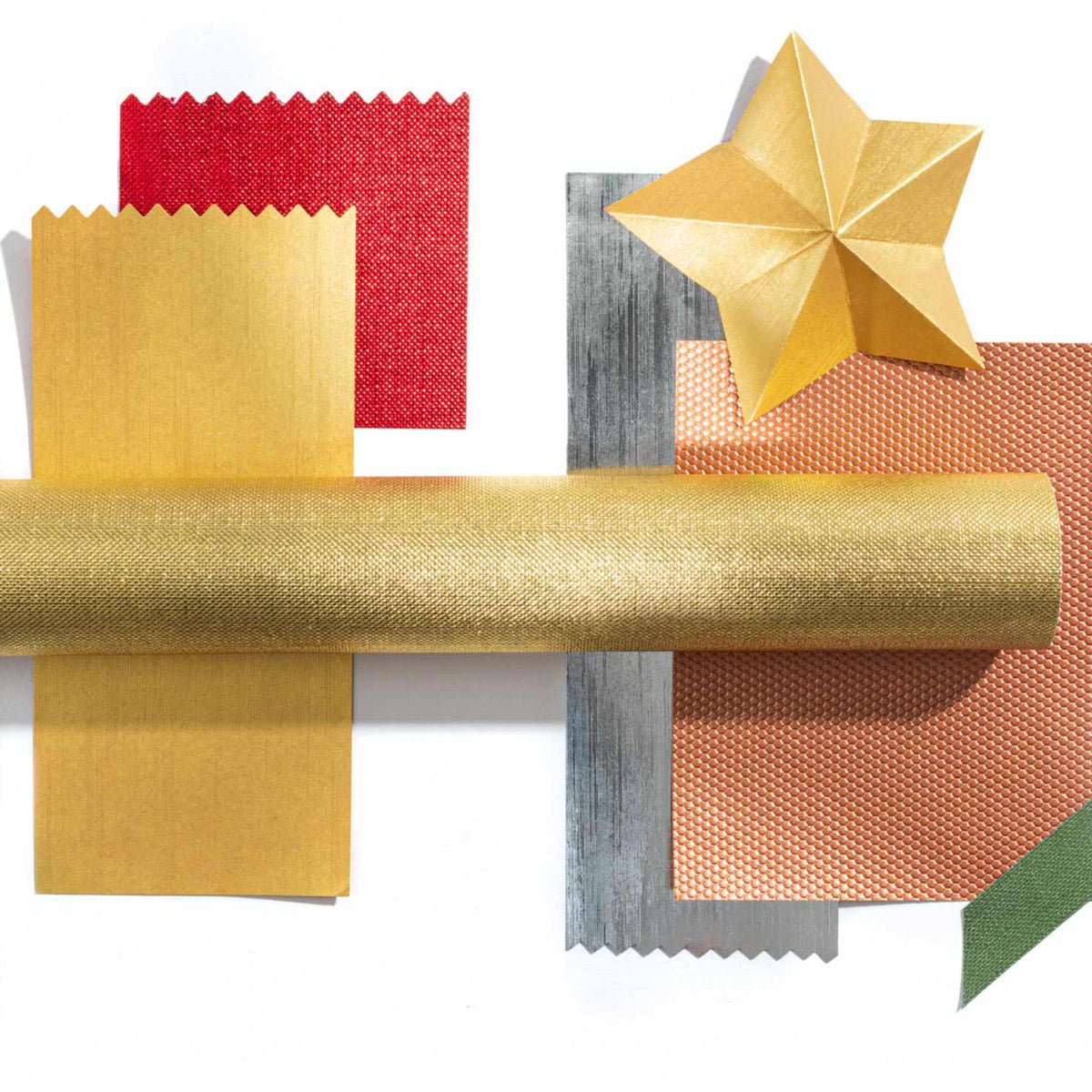 Kit di fogli "Mix le Metallizzate" formato origami 15 cm x 15 cm - Manamant Paper Tales -FGMETMX26M2D