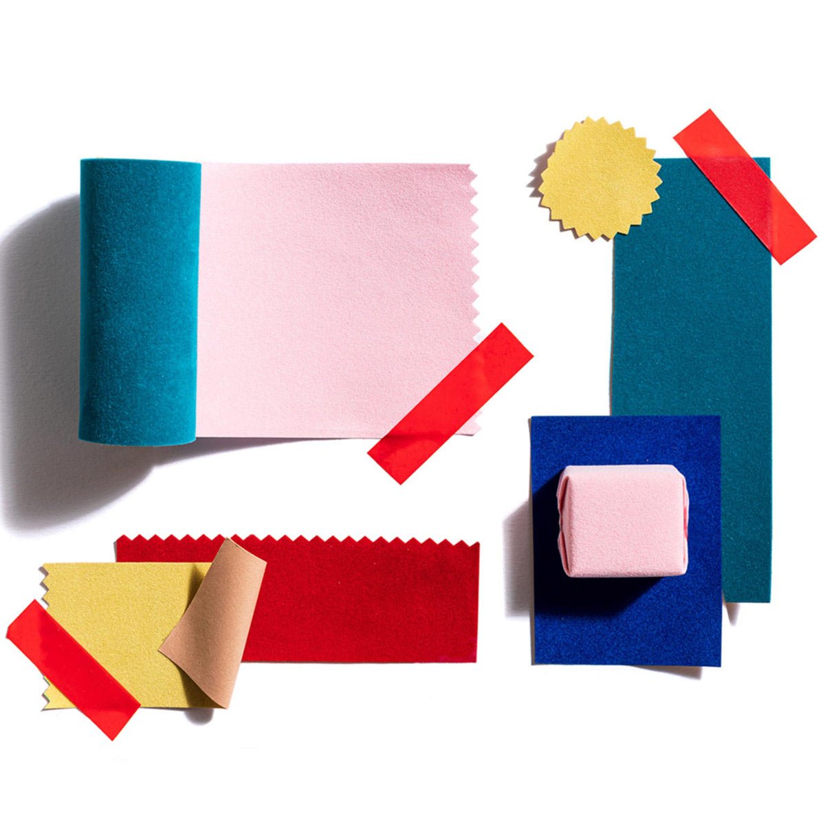 Kit di fogli "Mix le Vellutate" formato origami 15 cm x 15 cm - Manamant Paper Tales -FGVELMX28M2D