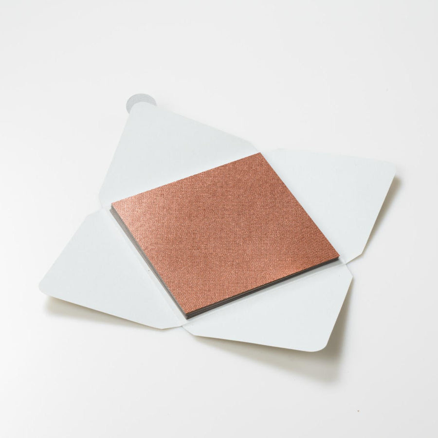Kit di fogli "Rame Lucido" formato origami 15 cm x 15 cm - Manamant Paper Tales -FGX2119FBM2D