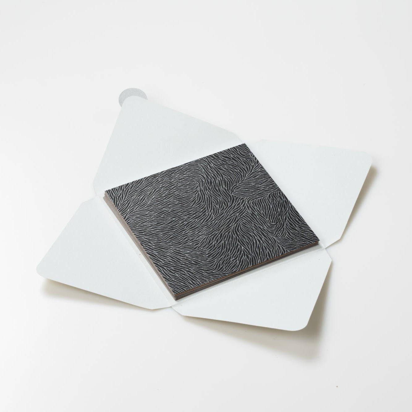 Kit di fogli "Silver Black" formato origami 15 cm x 15 cm - Manamant Paper Tales -FGA638982M2D
