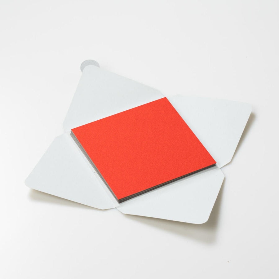 Kit di fogli "Velluto Arancione" formato origami 15 cm x 15 cm - Manamant Paper Tales -FG2266800M2D